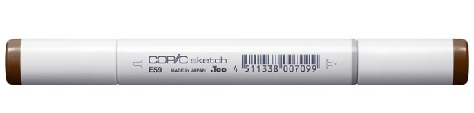Copic Sketch Marker Earths, Walnut E59 | 4511338007099
