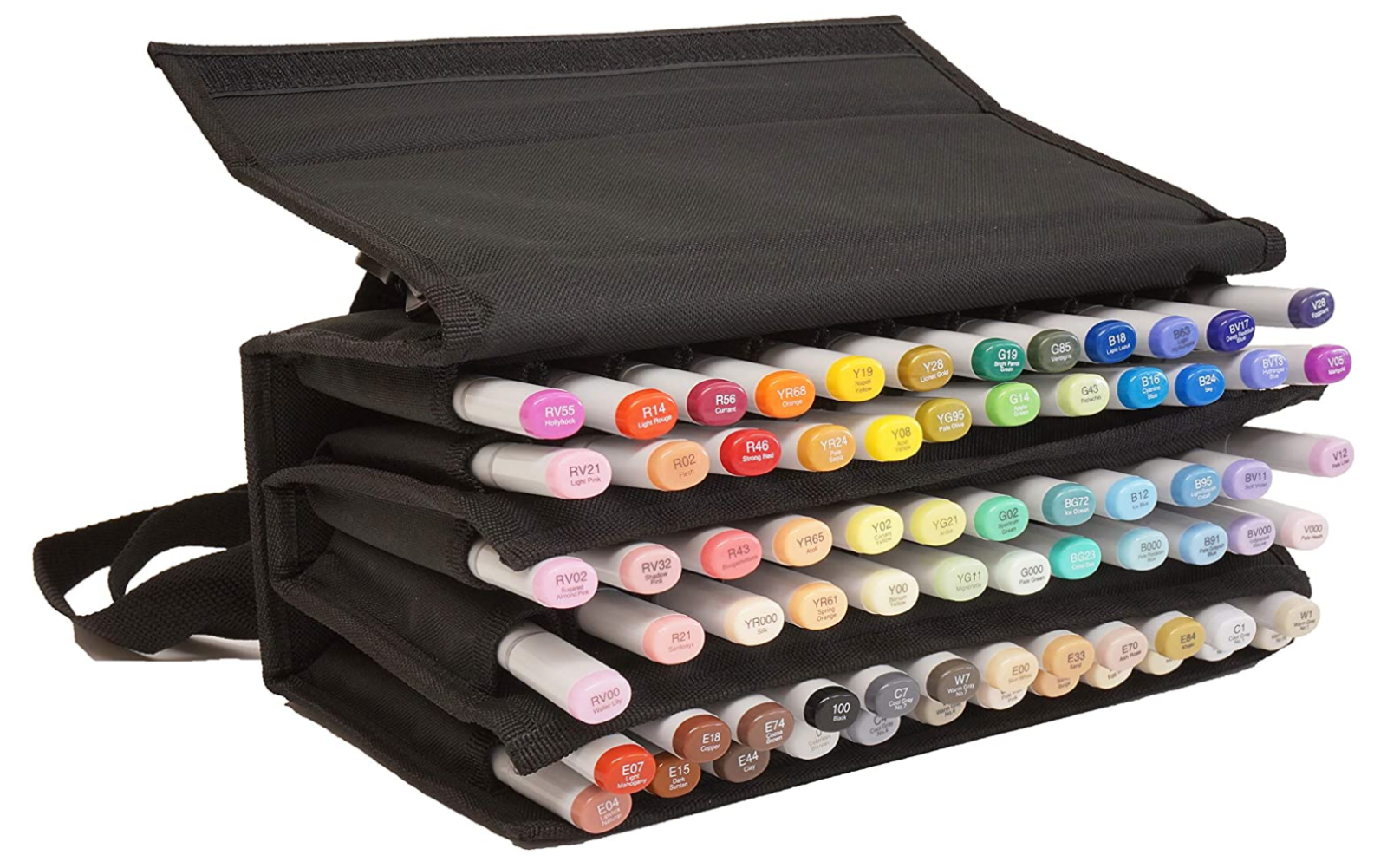 Copic Marker Empty Wallet - Sketch, Ciao & Classic Marker, 72Pcs | 4511338054628