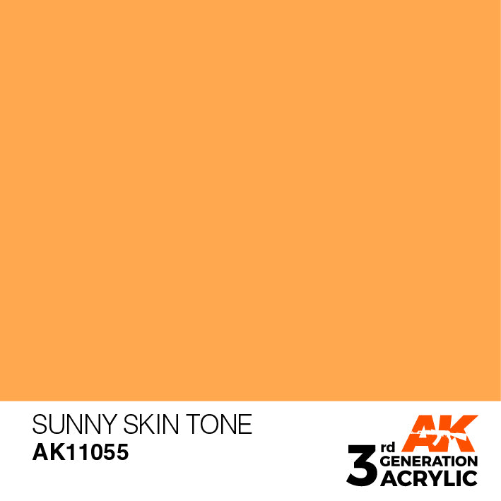AK Interactive 3G Acrylic Sunny Skin Tone 17ml | 8435568302884