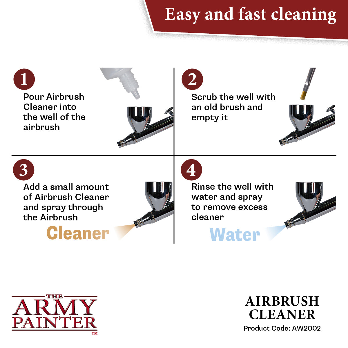 Army Painter Airbrush Cleaner, 100 ml | 5713799200265