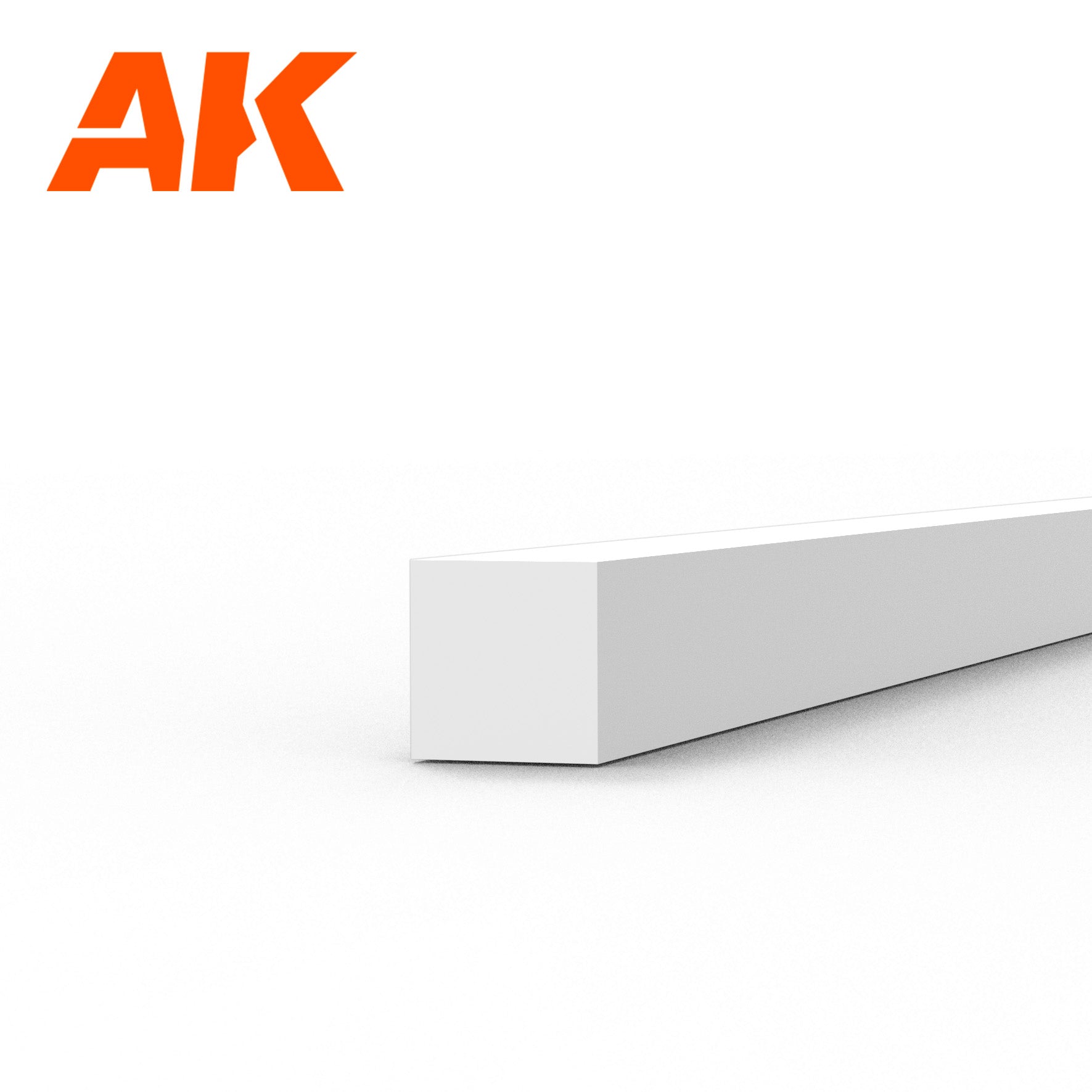 AK Interactive Styrene Strip - 1.50 x 1.50 x 350mm x 10 Units | 8435568313187