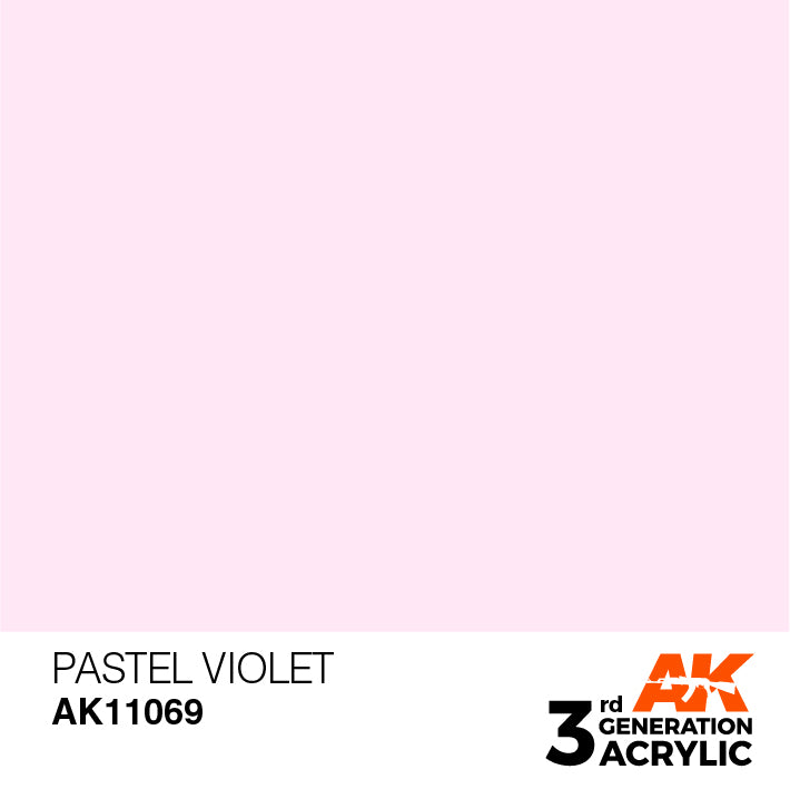 AK Interactive 3G Acrylic Pastel Violet 17ml | 8435568303027