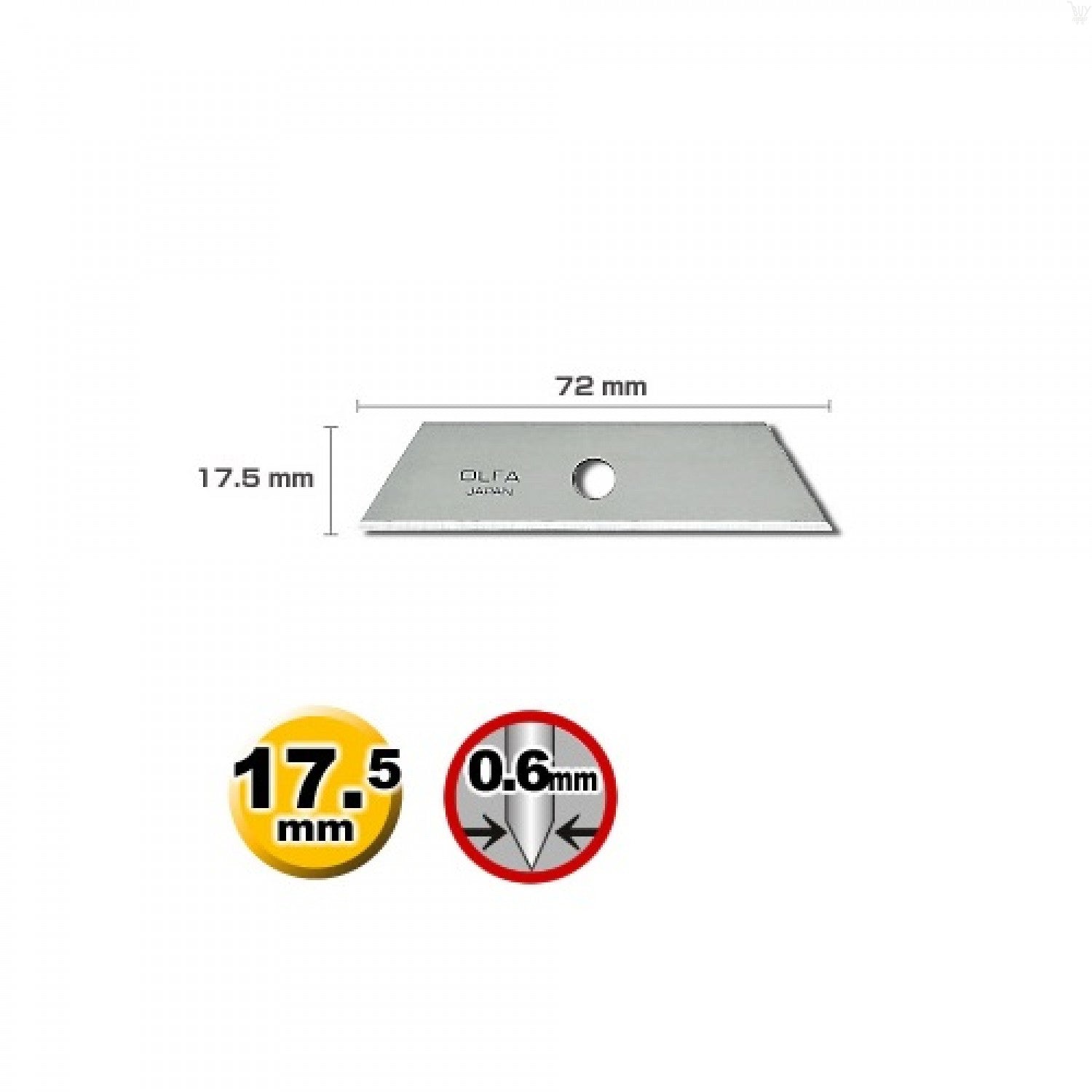 OLFA SKB-2/5B Dual-Edge Safety Knife Blades (5/PACK) | 91511700220
