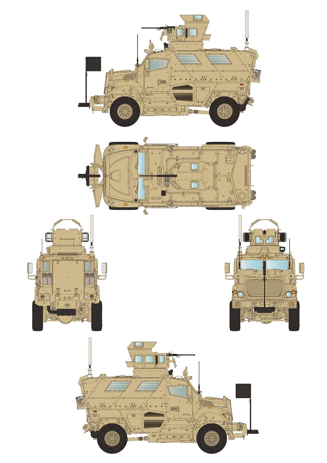 Bronco Models 1/35 M1224 MaxxPro MRAP Armoured Car | 6970162330502