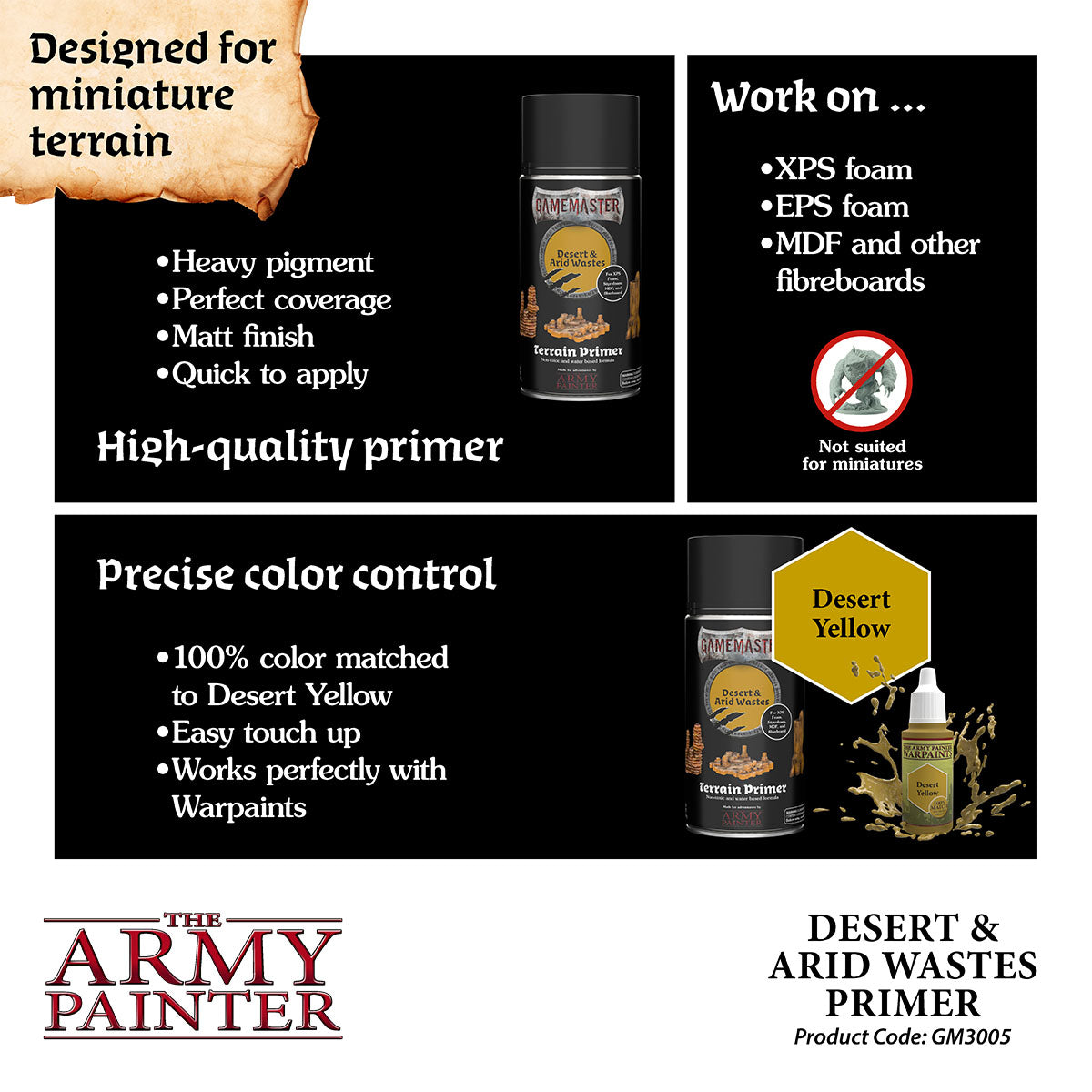 GAMEMASTER Terrain Primer, Desert & Arid Wastes | 5713799300590