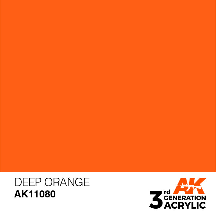 AK Interactive 3G Acrylic Deep Orange 17ml | 8435568303133