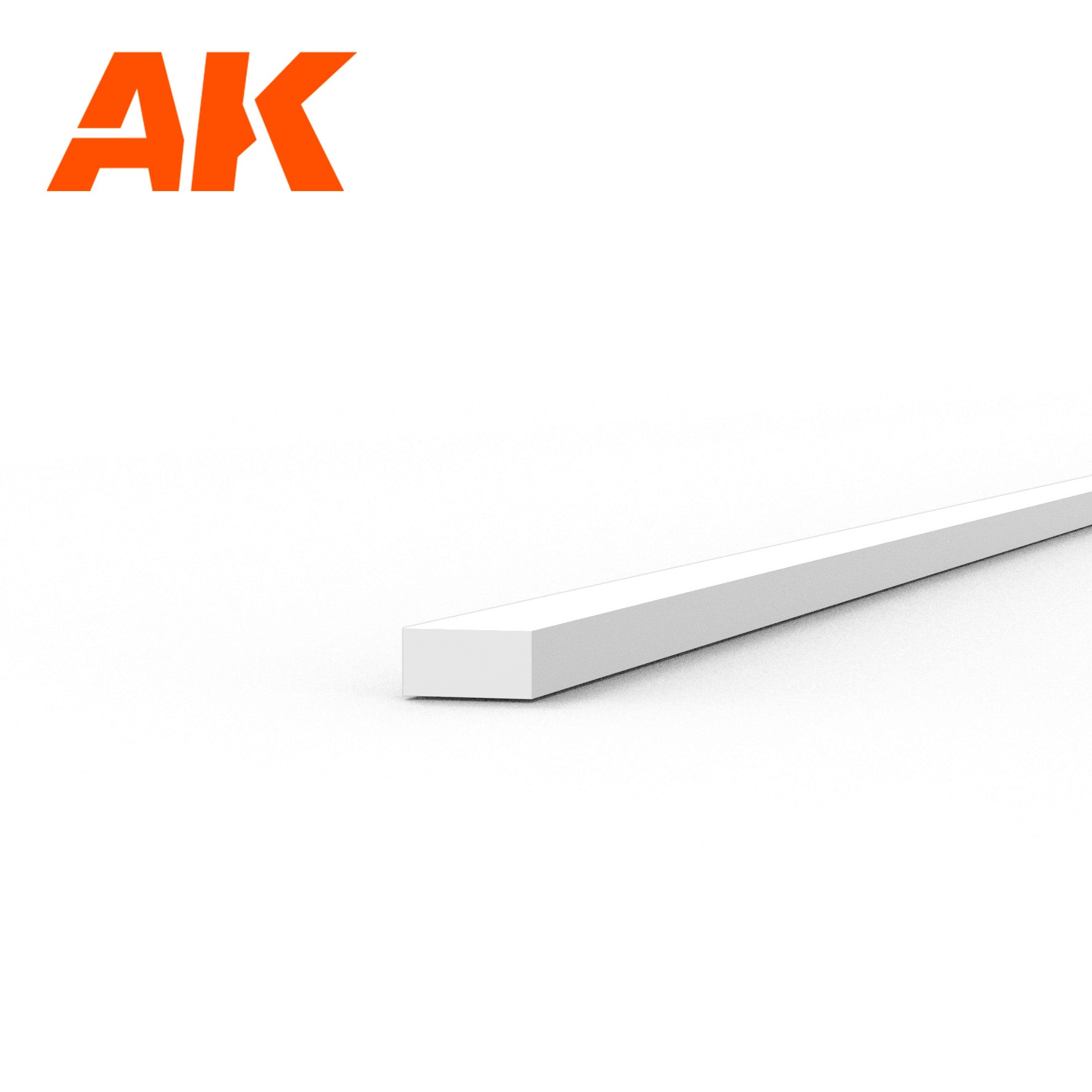 AK Interactive Styrene Strip - 0.50 x 1.00 x 350mm x 10 Units | 8435568313026