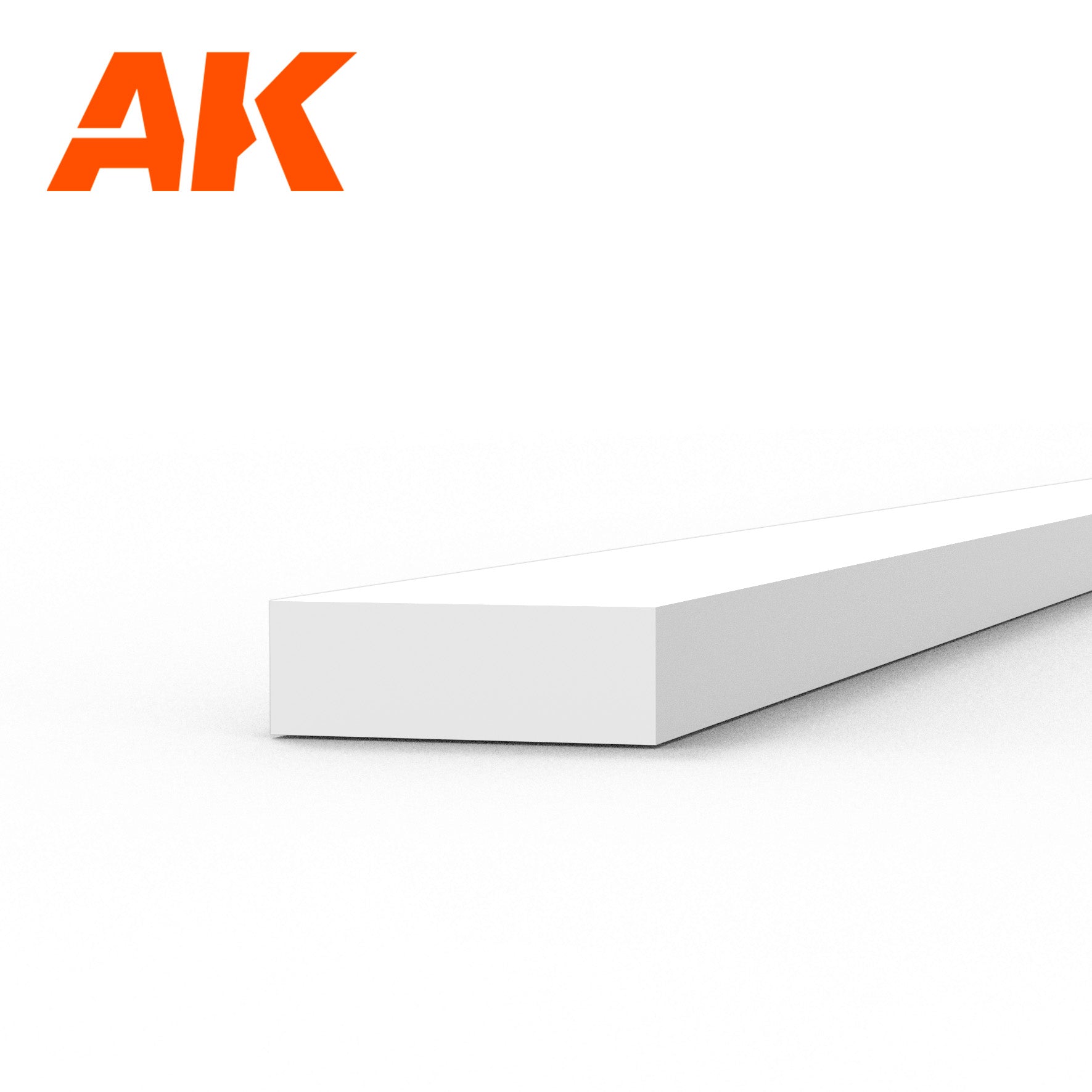 AK Interactive Styrene Strip - 1.00 x 3.00 x 350mm x 10 Units | 8435568313156