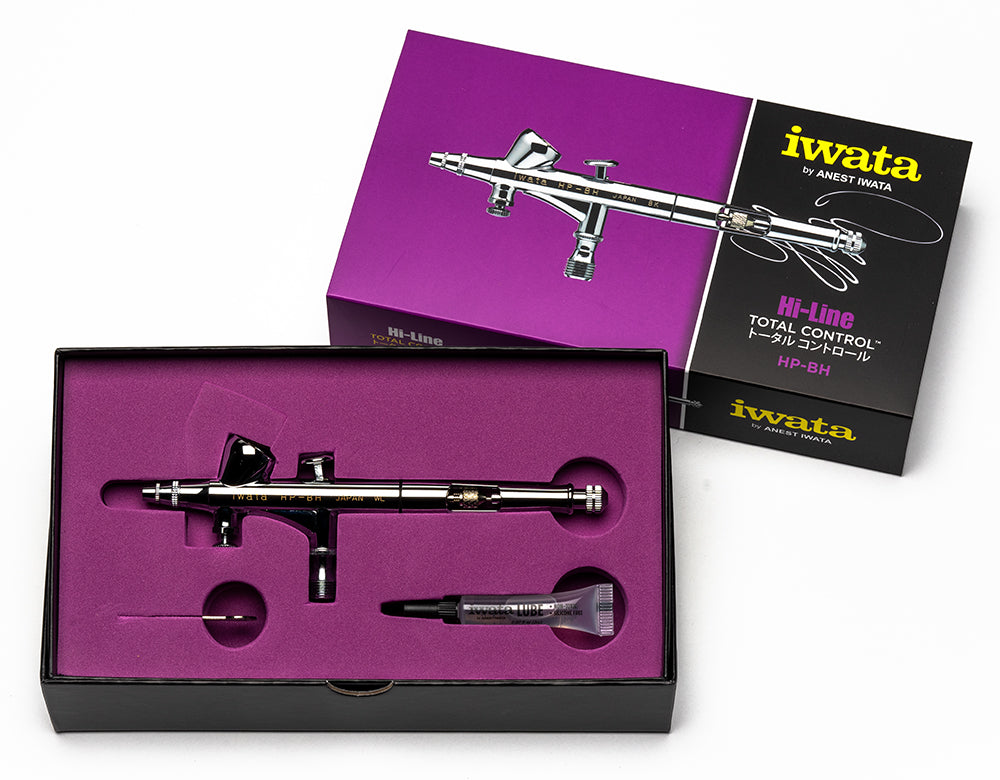 IWATA Hi-Line HP-BH Gravity Feed Dual Action Airbrush | 734748051214
