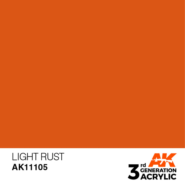 AK Interactive 3G Acrylic Light Rust 17ml