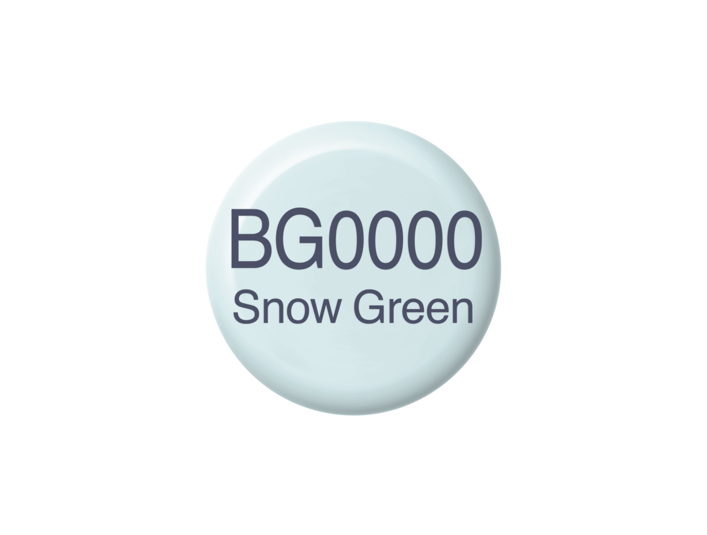 Copic Ink Refill Blue Greens, Snow Green BG0000 | 4511338056158