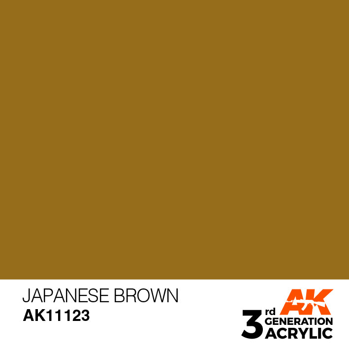 AK Interactive 3G Acrylic Japanese Brown 17ml | 8435568303560
