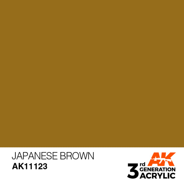 AK Interactive 3G Acrylic Japanese Brown 17ml