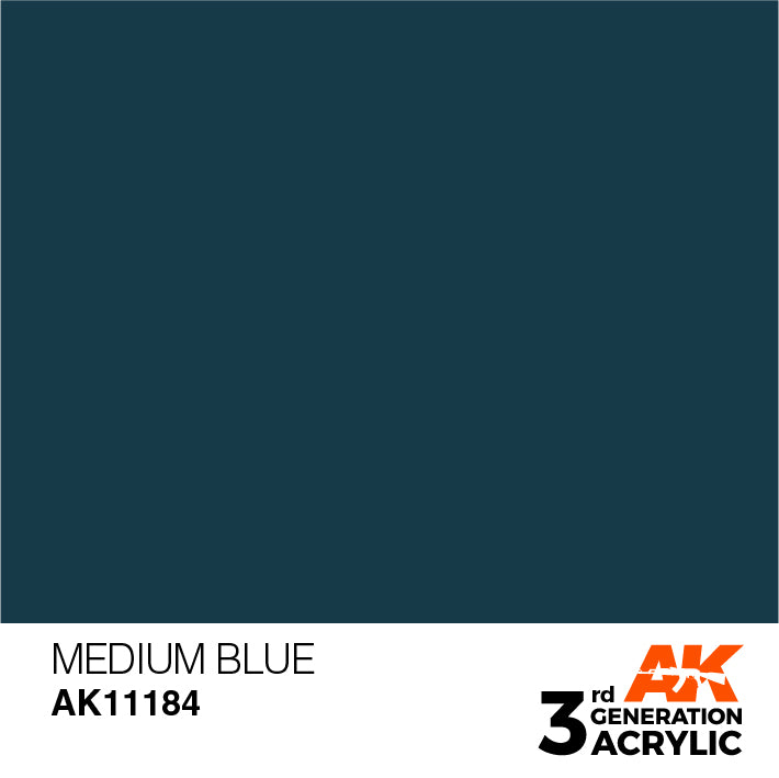 AK Interactive 3G Acrylic Medium Blue 17ml | 8435568304178
