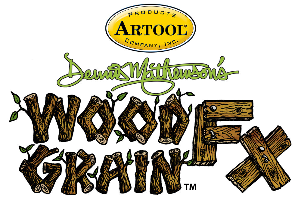 IWATA Artool Wood Grain FX Freehand Airbrush Template Set by Dennis Mathewson | 758240150831