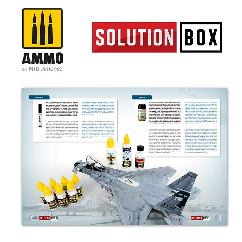 Ammo Mig How To Paint USAF Navy Grey Fighters - Solution Book (Multilingual)