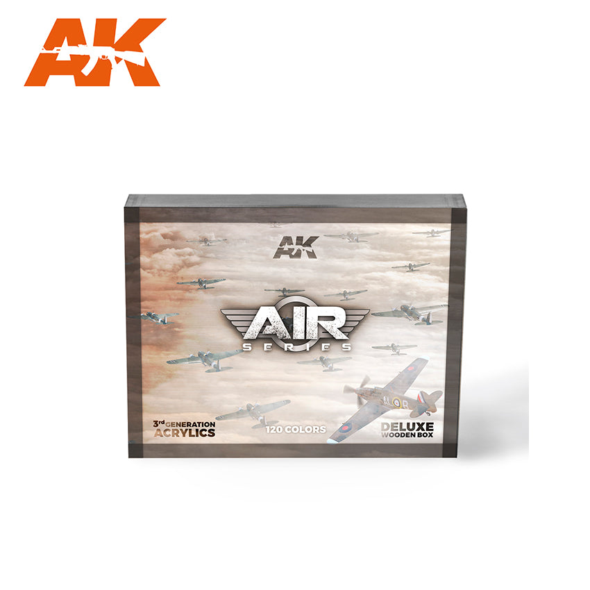 AK Interactive Special Edition Wooden Box 120 Bottle 3G Air Range | 8435568327993