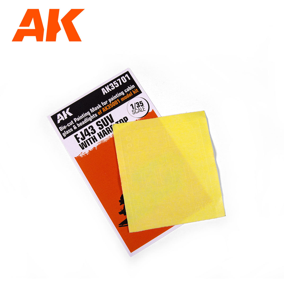 AK Interactive Die-cut Painting Mask (for AK35001) | 8435568333406