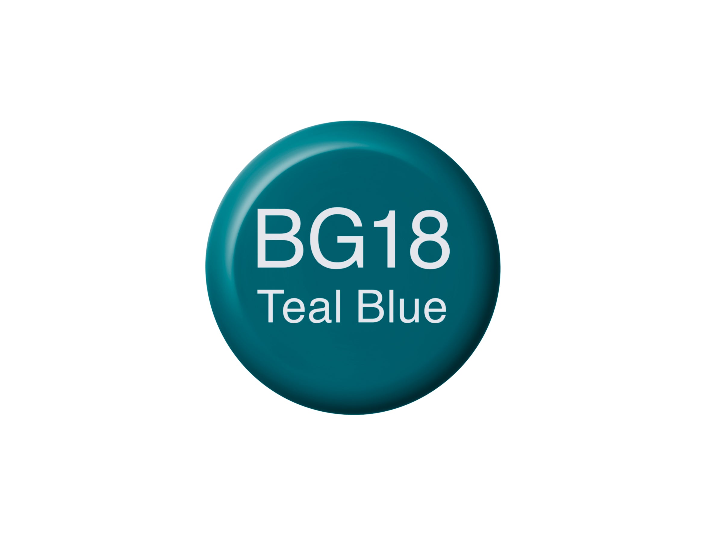 Copic Ink Refill Blue Greens, Teal Blue BG18 | 4511338056264