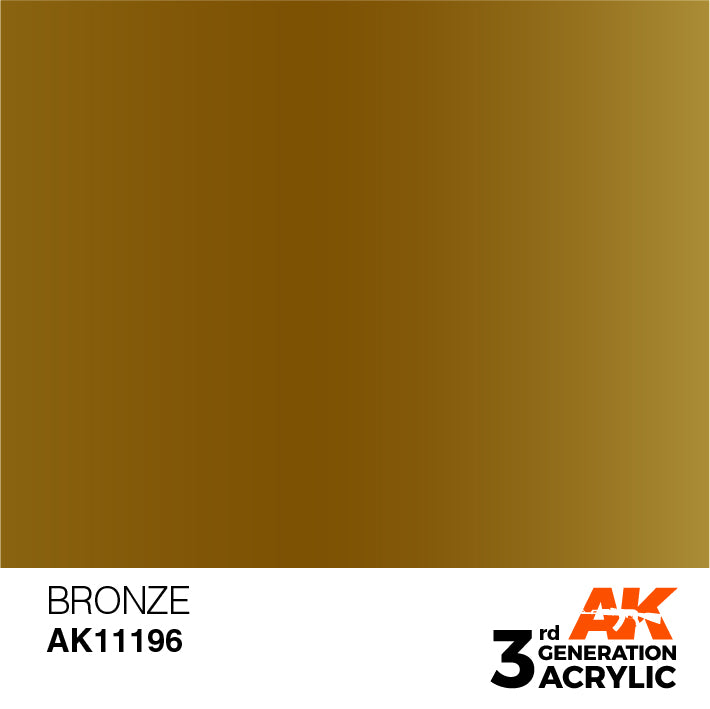 AK Interactive 3G Acrylic Bronze 17ml | 8435568304291