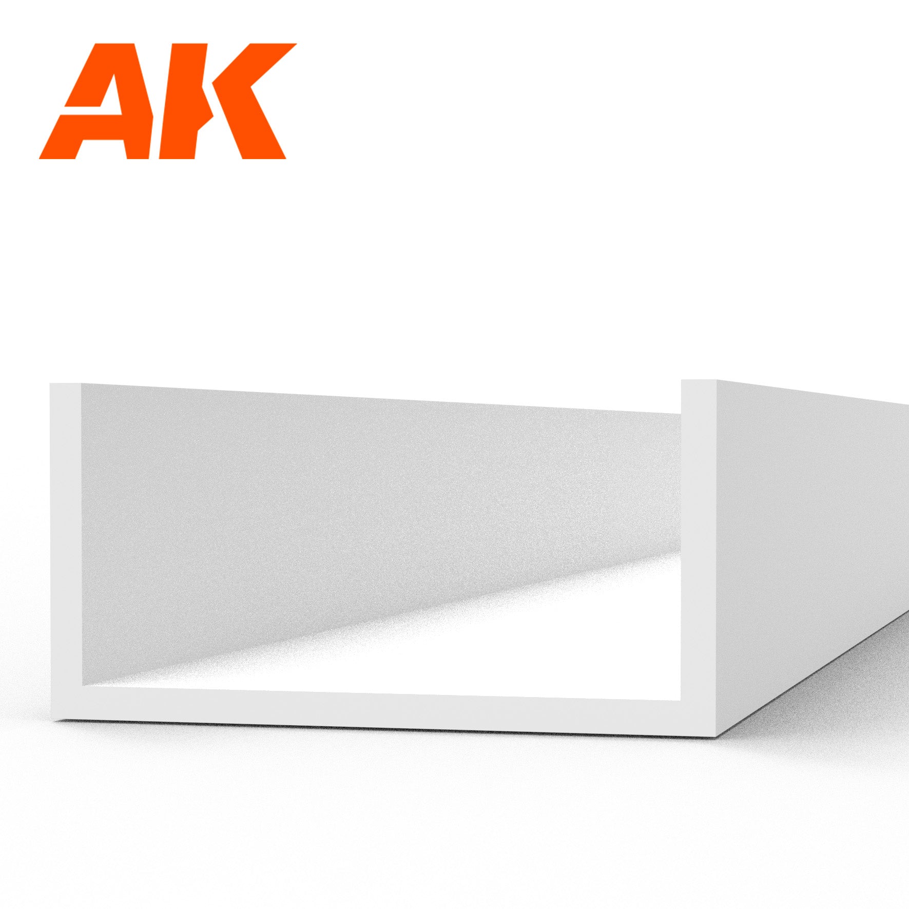 AK Interactive U Channel - 6.0 Width x 350mm x 3 Units | 8435568313521