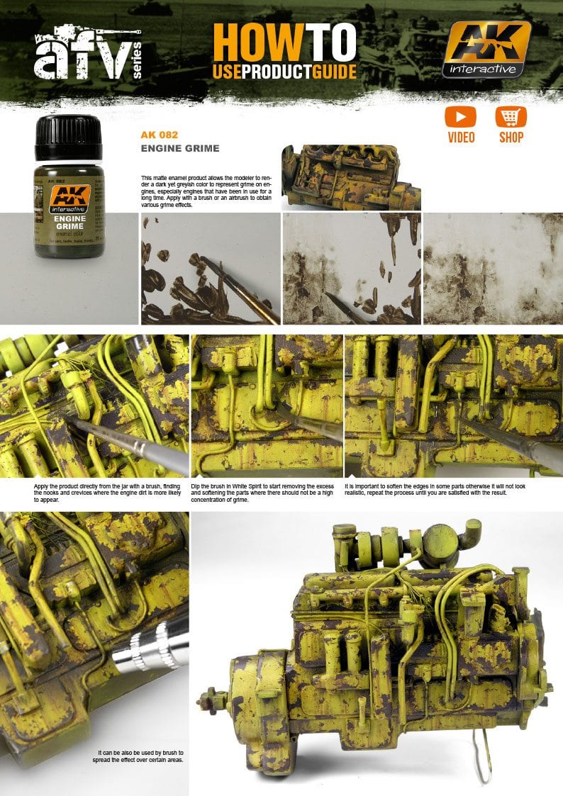 AK Interactive Engine Grime | 8436535570824