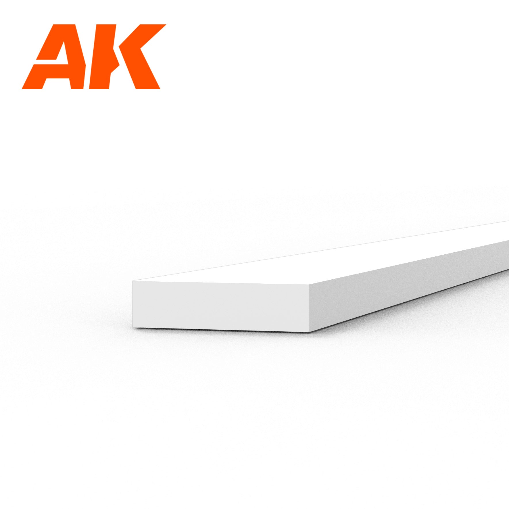 AK Interactive Styrene Strip - 0.75 x 3.00 x 350mm x 10 Units | 8435568313101
