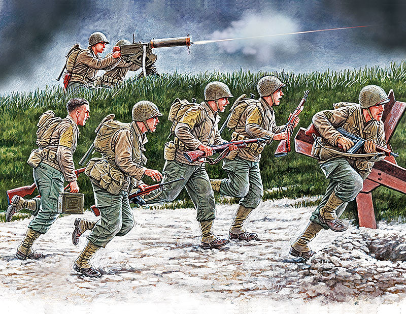 MASTER BOX 1/35 'Move, move, move' US Soldiers, Operation Overlord period, 1944 | 4820113080883