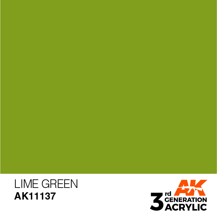 AK Interactive 3G Acrylic Lime Green 17ml | 8435568303706
