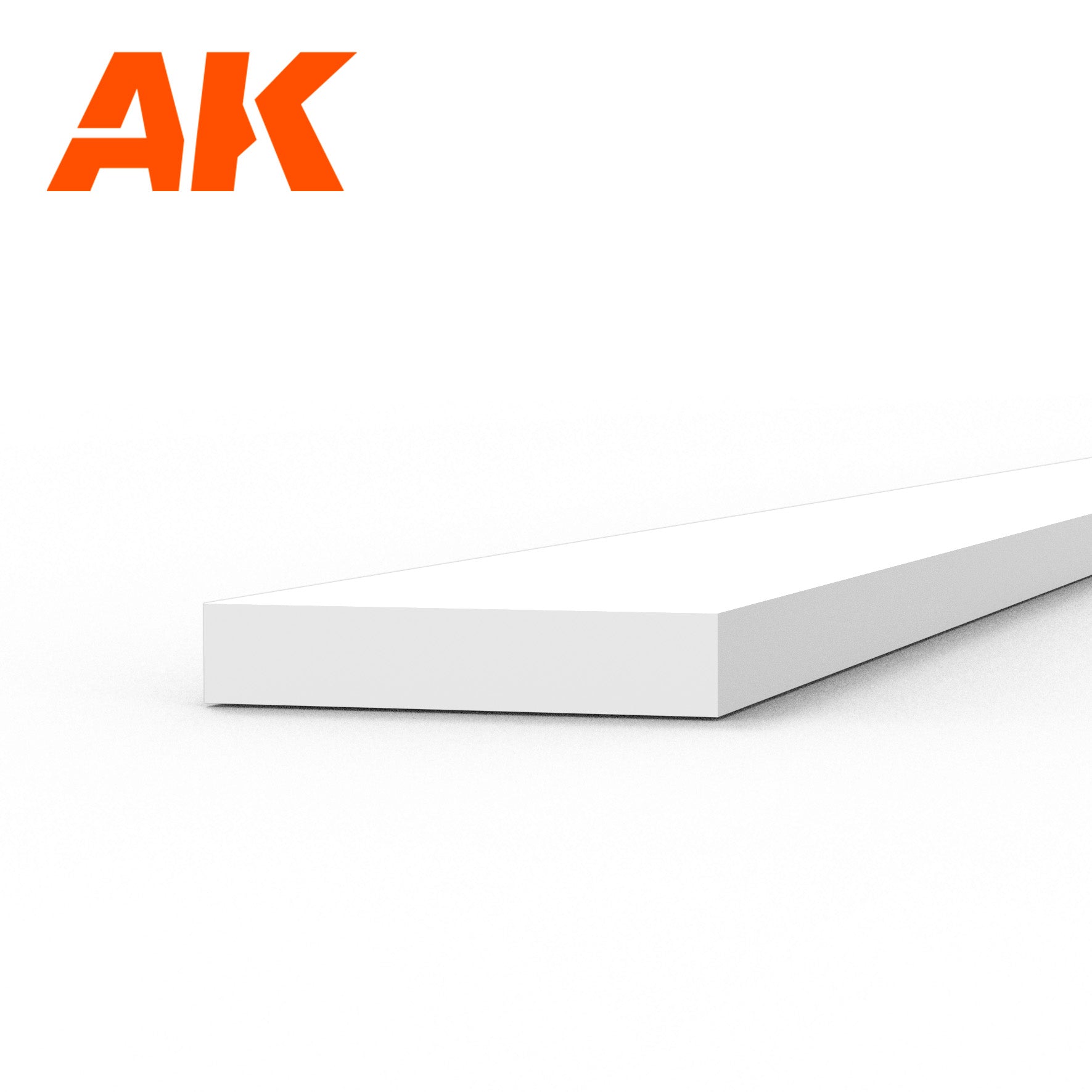 AK Interactive Styrene Strip - 0.75 x 4.00 x 350mm x 10 Units | 8435568313118