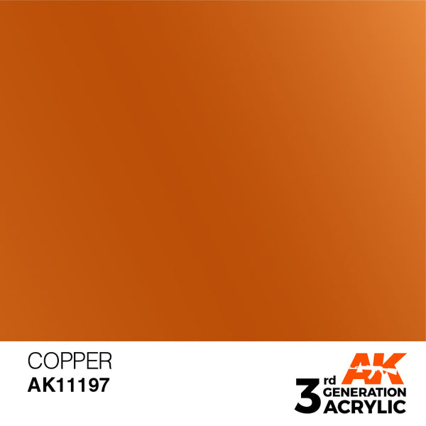 AK Interactive 3G Acrylic Copper 17ml