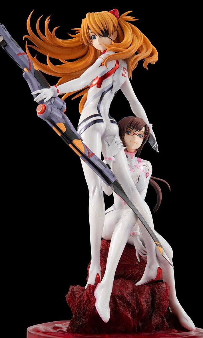 Megahouse GEM Series Asuka Langley Shikinami & Mari Makinami Illustrious (3.0 + 1.0 Thrice Upon a Time) "Evangelion" - P-REX Hobby