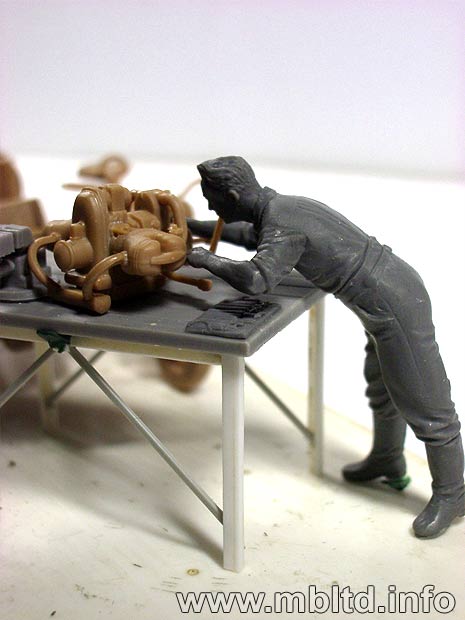 MASTER BOX 1/35 German Motorcycle Repair Crew | 4820113080159