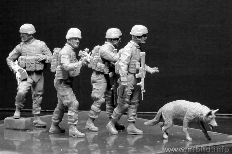 MASTER BOX 1/35 Modern US infantrymen. Cordon and Search | 4820113081125
