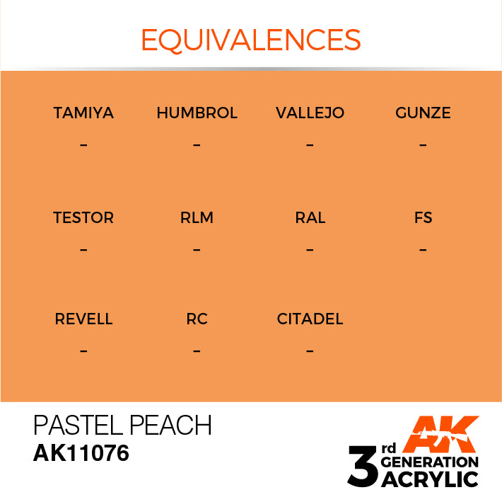 AK Interactive 3G Acrylic Pastel Peach 17ml | 8435568303096