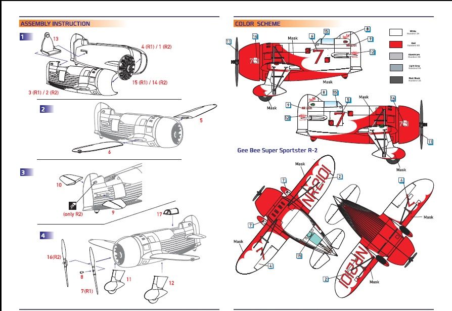 Dora Wings Gee Bee Super Sportster R1&R-2 (2 in 1) | 4820237050021