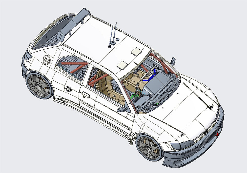 Platz NuNu 1/24 PEUGEOT 306 MAXI 1996 Monte Carlo Rally, Vehicle | 4545782063776