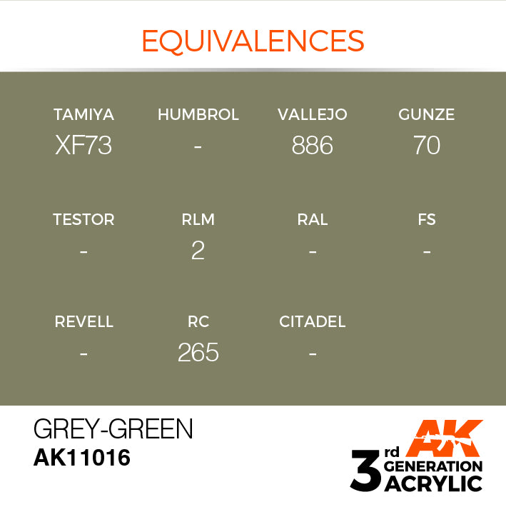 AK Interactive 3G Acrylic Grey-Green 17ml | 8435568302495