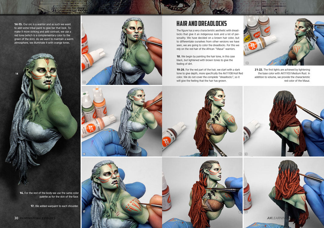 AK Interactive Learning Series #12 Painting Female Figures - English | 8435568312692