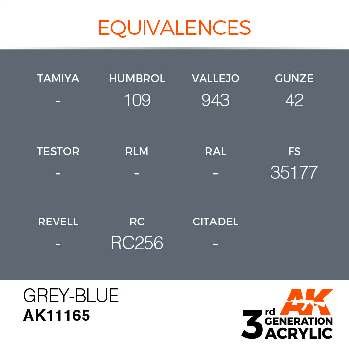 AK Interactive 3G Acrylic Grey-Blue 17ml | 8435568303980