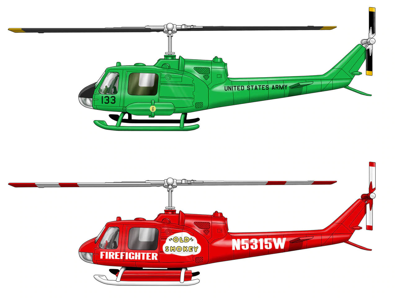 Atlantis Snap Huey Chopper 2pk | 850002740219