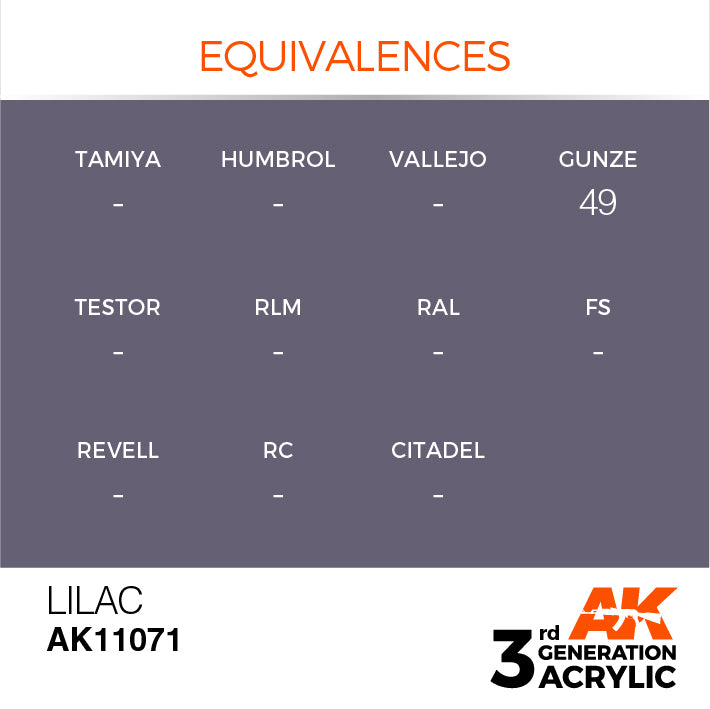 AK Interactive 3G Acrylic Lilac 17ml | 8435568303041