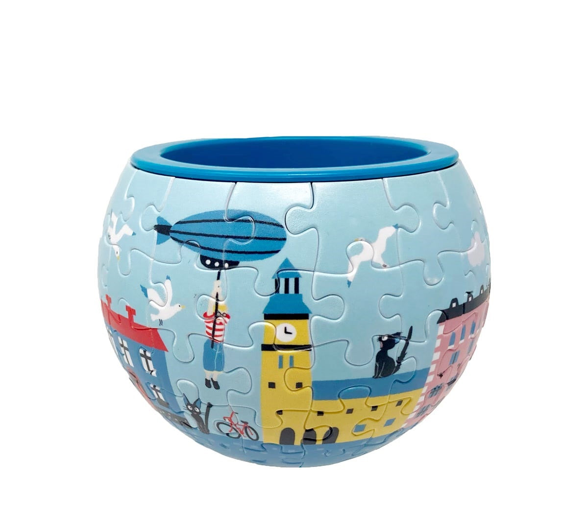 Ensky Kiki Town of Koriko Puzzle Bowl 'Kiki's Delivery Service', Ensky Art Bowl Jigsaw | 4970381190699