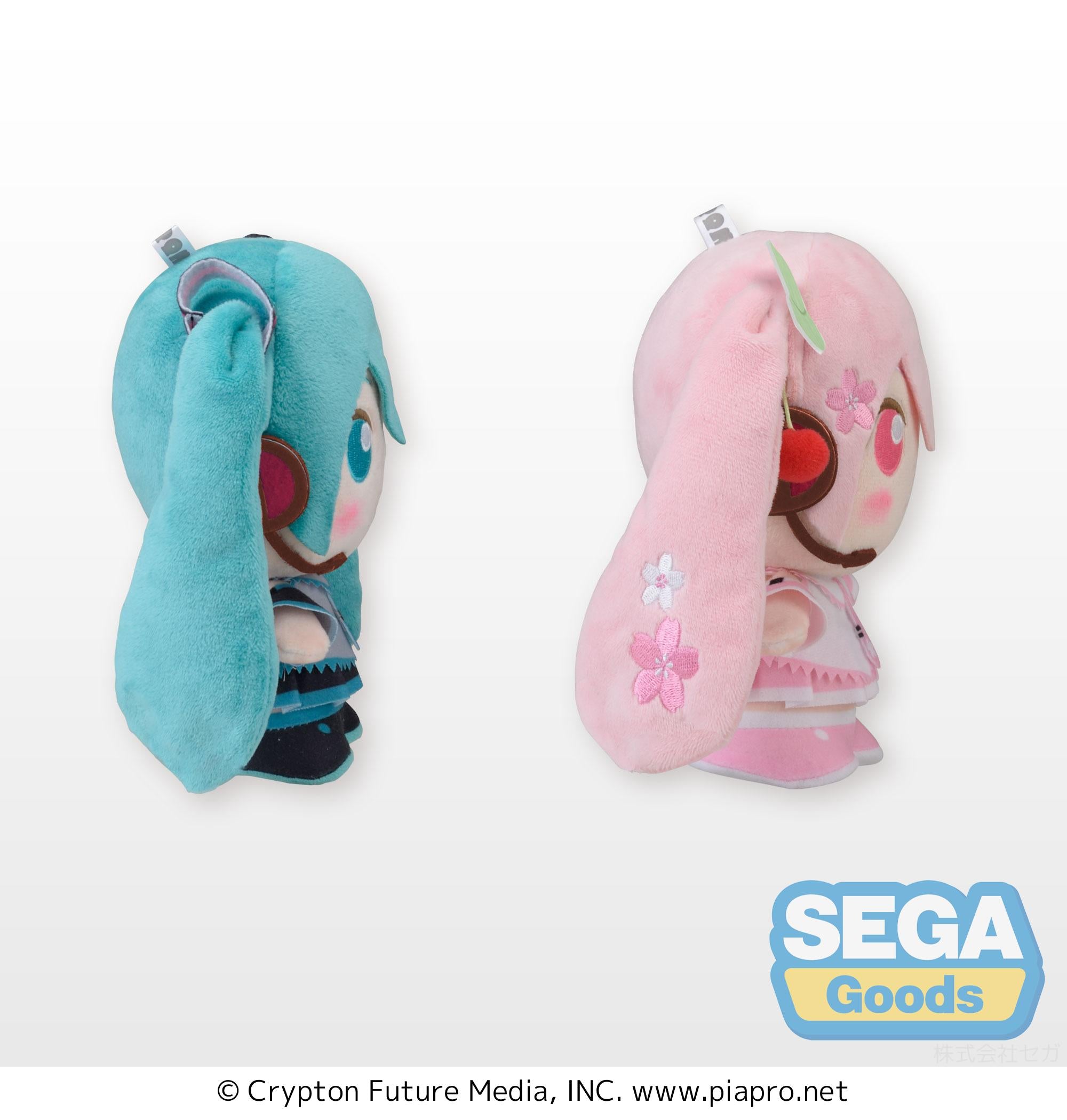 Good Smile Company Hatsune Miku Series Series moipon 'Hatsune Miku Series' MP Plush 'Hatsune Miku & Sakura Miku'