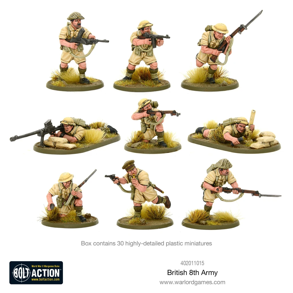 Bolt Action 8th Army Infantry | 5060572501065