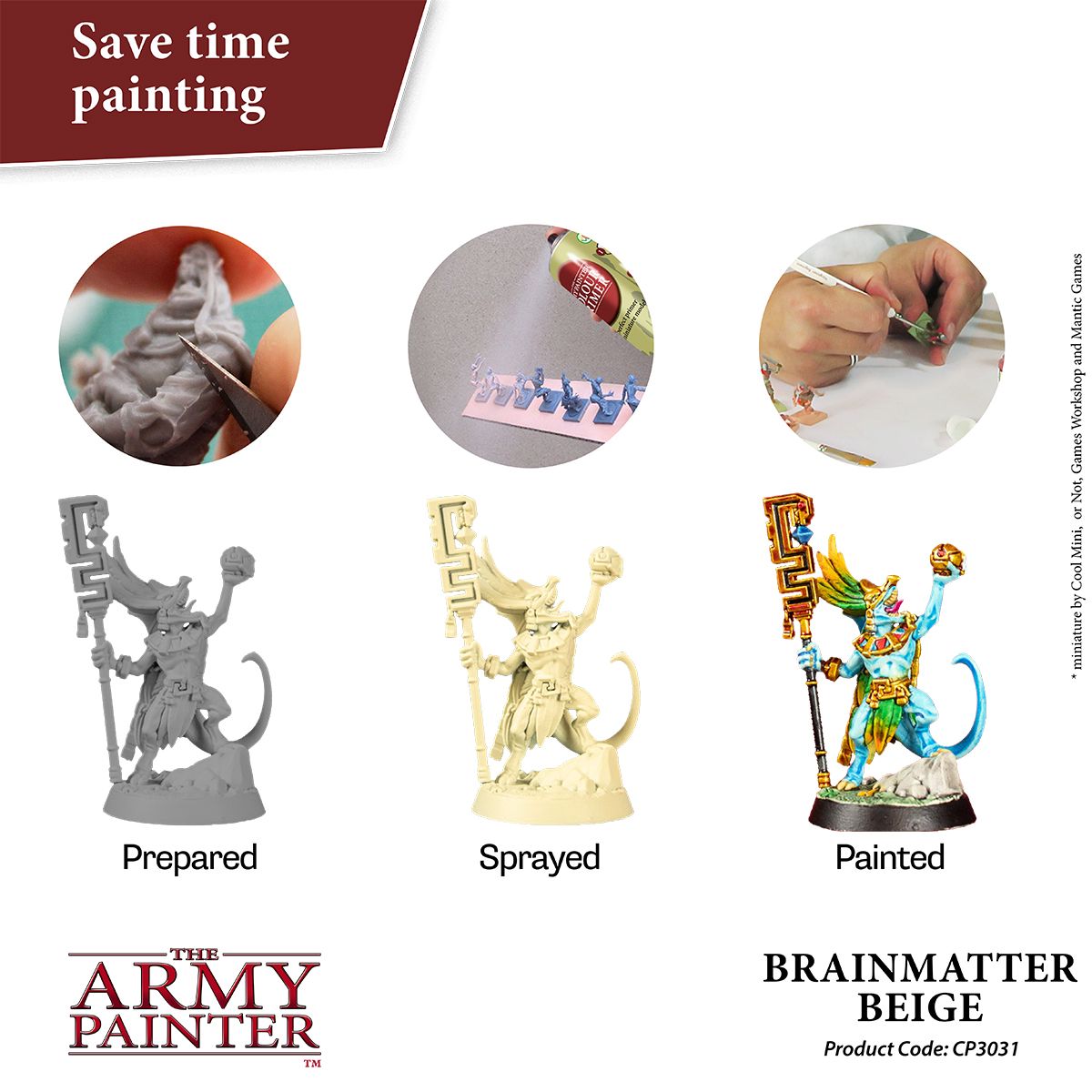 Army Painter Colour Primer - Brainmatter Beige | 5713799303119