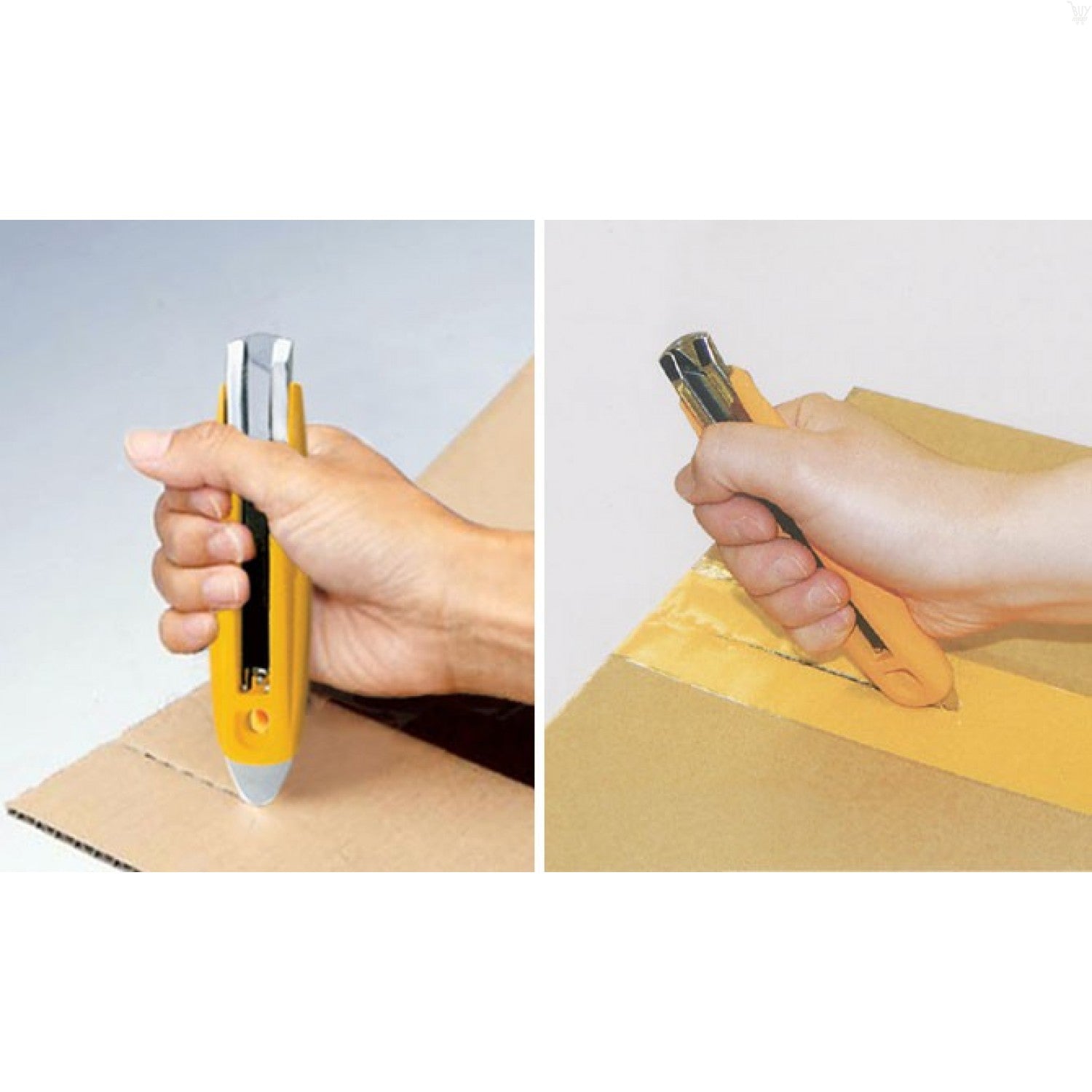 OLFA SK-9 Semi-Auto Self-Retracting Safety Knife with Tape Slitter | 091511400908