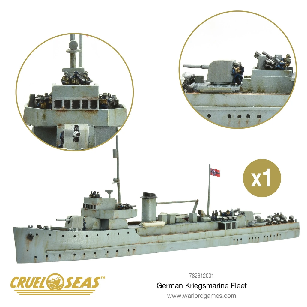Cruel Seas German Kriegsmarine Fleet