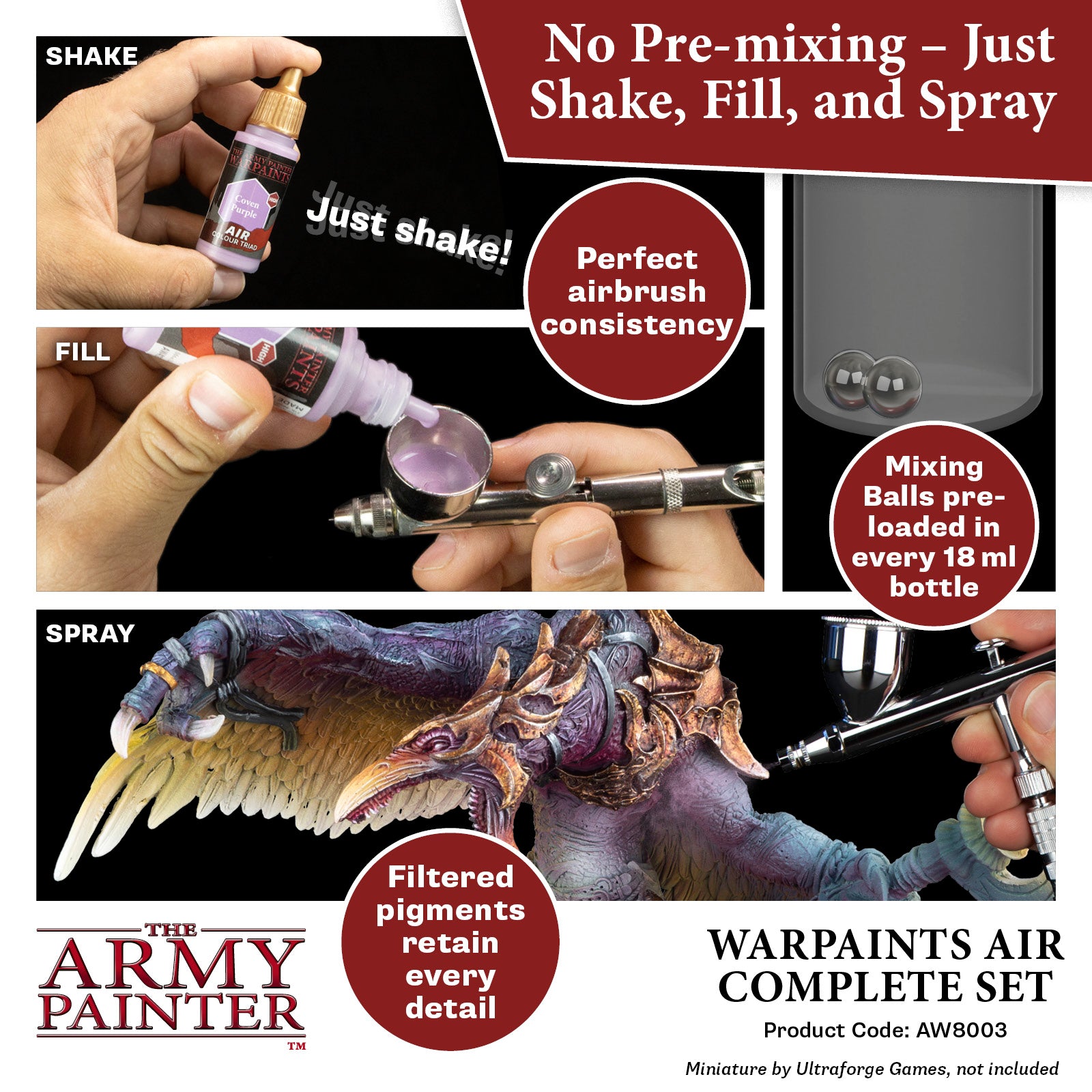 Army Painter Warpaints Air Complete Set | 5713799800380