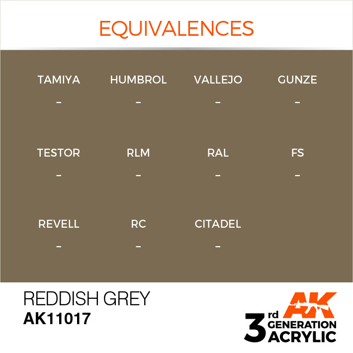 AK Interactive 3G Acrylic Reddish Grey 17ml | 8435568302501